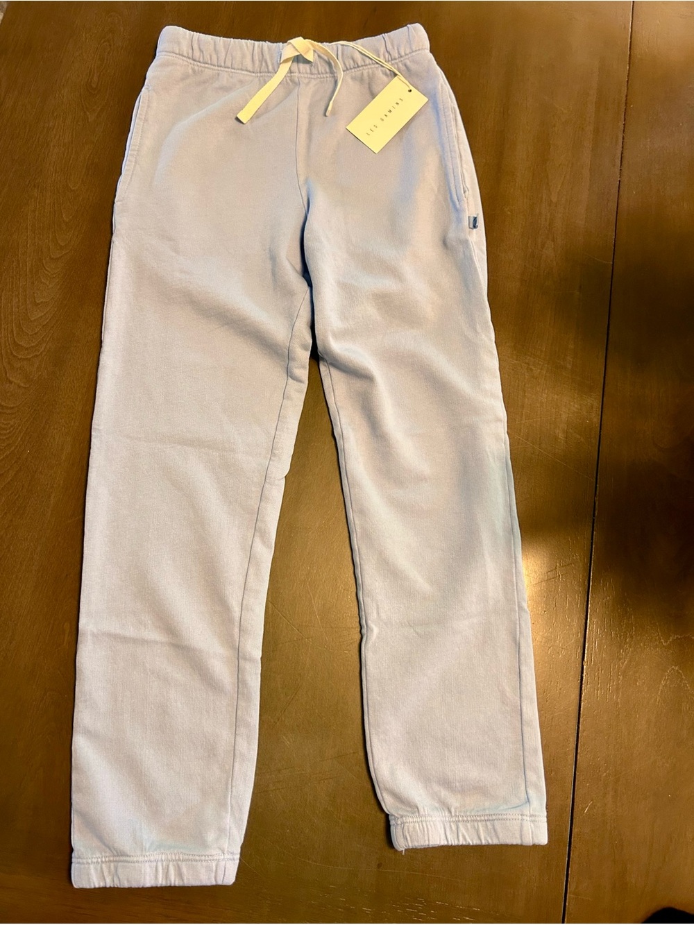 NWT! Kids’ Les Gamins Light Blue Joggers. Organic Cotton size 6-7